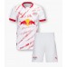 Camisa de Futebol RB Leipzig Xavi Simons #10 Equipamento Principal Infantil 2024-25 Manga Curta (+ Calças curtas)